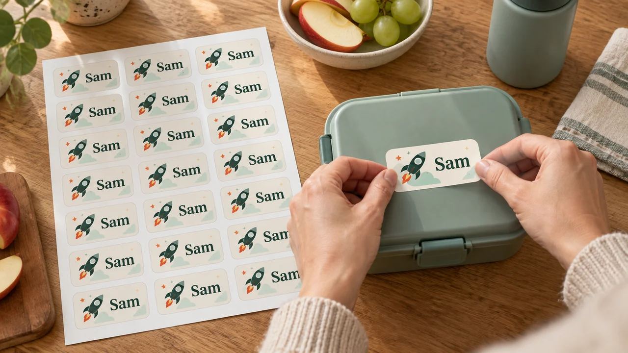 Name Labels images 4