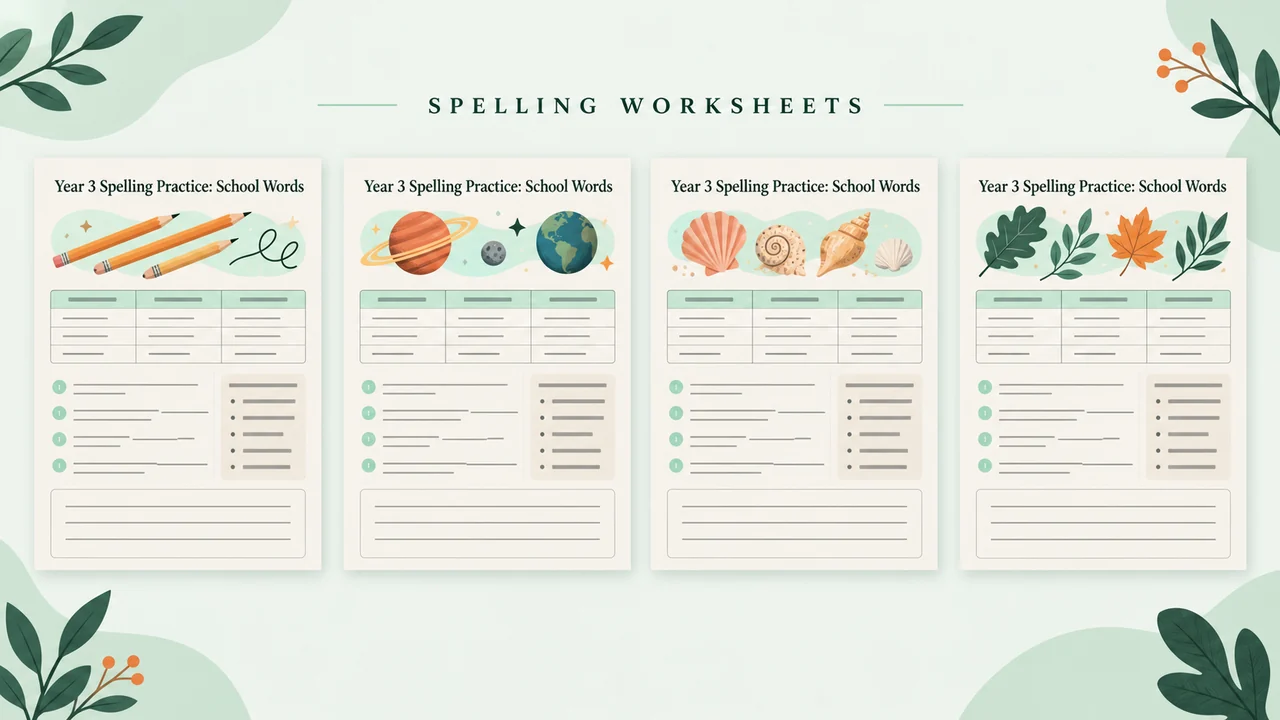 Spelling Worksheets images 3