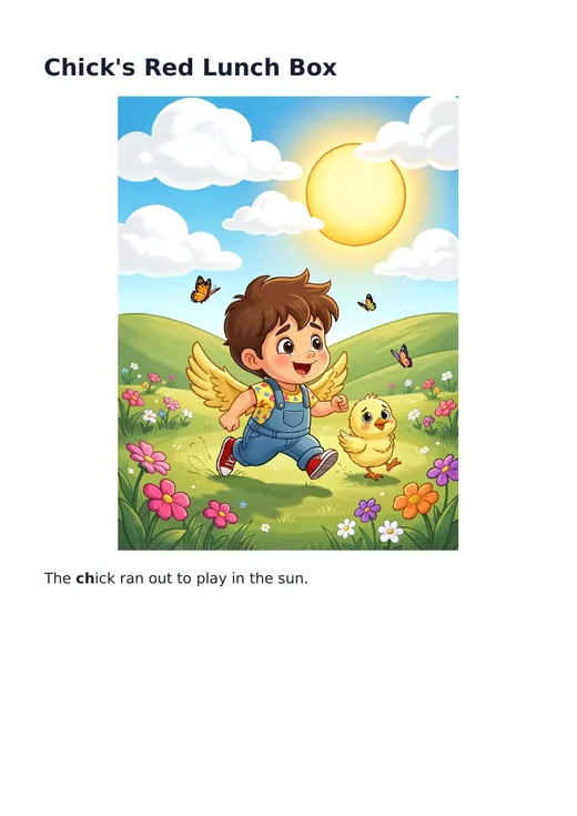 Page 2 of 7 made by Personalised Phonics Picture Book